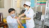 Điểm tiêm vắc xin phòng COVID-19 tại CDC Cần Thơ. Ảnh: Thuý Duy