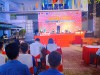 Chị Phạm Nguyễn Anh Thư, cán bộ Khoa Phòng chống HIV/AIDS, Trung tâm Kiểm soát bệnh tật TP Cần Thơ phát biểu tại buổi truyền thông.