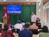 Ông Dáp Thanh Giang, Trưởng Khoa Phòng, chống HIV/AIDS, CDC Cần Thơ báo cáo hoạt động đáp ứng y tế công cộng với chùm ca nhiễm HIV (PHCR).