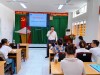 Ông Hà Tấn Vinh, Phó Giám đốc CDC Cần Thơ phát biểu khai mạc tập huấn sàng lọc và điều trị tiền sản giật cho cán bộ y tế năm 2024.