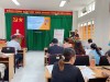 Bà Trần Thị Thu Hà, Giám đốc Trung tâm RTCCD phát biểu tại buổi tập huấn.
