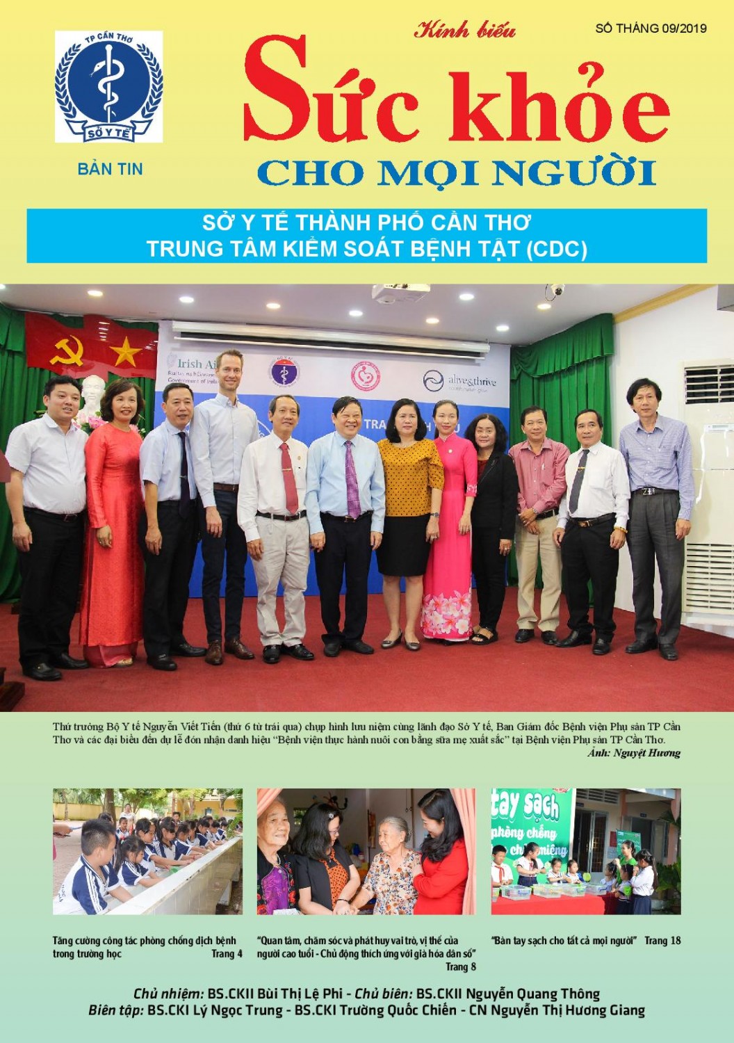 Bản tin sức khỏe cho mọi người - Số tháng 9/2019