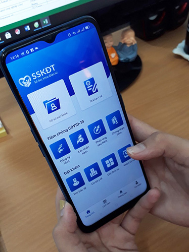 Ứng dụng Sổ sức khỏe điện tử trên Smartphone.