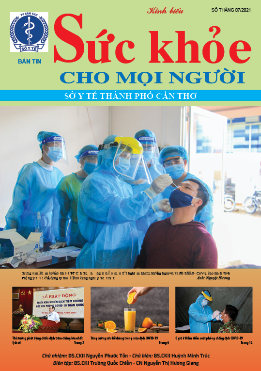 Bản tin sức khỏe cho mọi người - Số tháng 07/2021