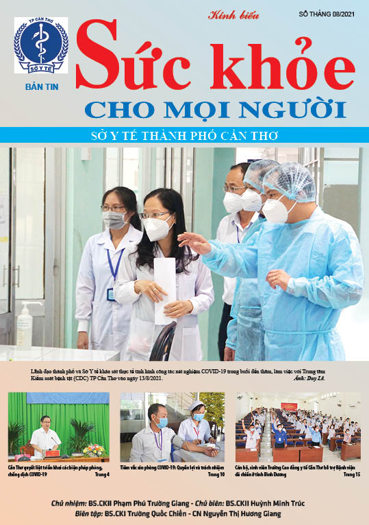 Bản tin sức khỏe cho mọi người - Số tháng 08/2021