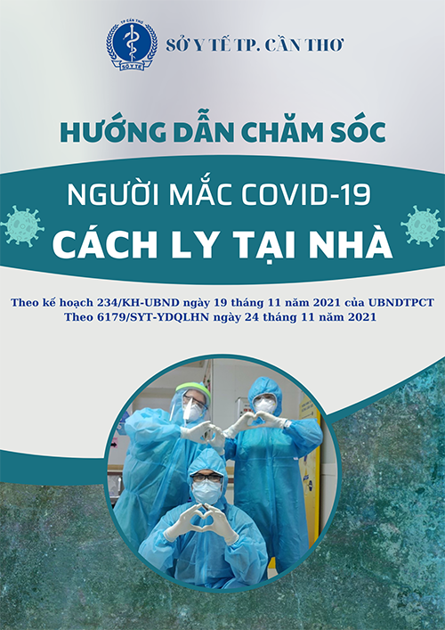 Hướng dẫn chăm sóc người mắc COVID-19  cách ly tại nhà