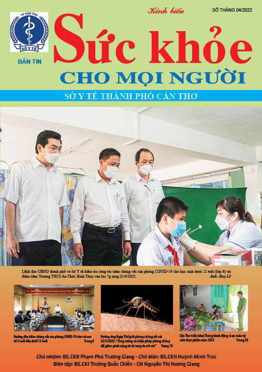 Bản tin sức khỏe cho mọi người - Số tháng 04/2022