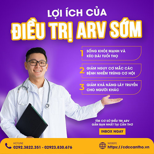 Lợi ích bất ngờ khi điều trị ARV sớm