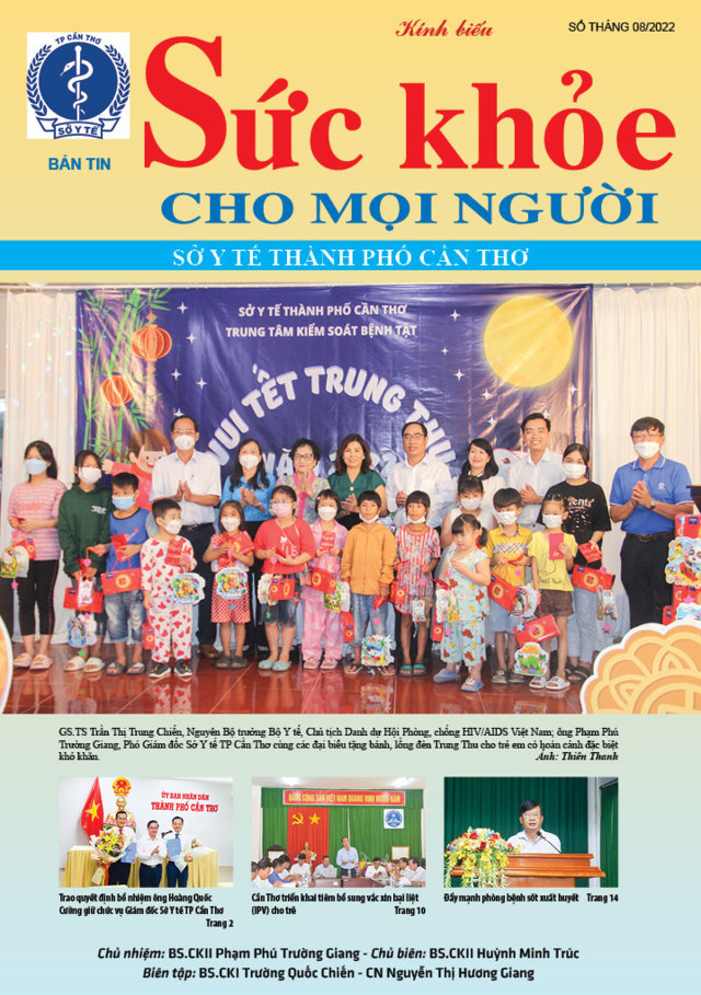 Bản tin sức khỏe cho mọi người - Số tháng 08/2022