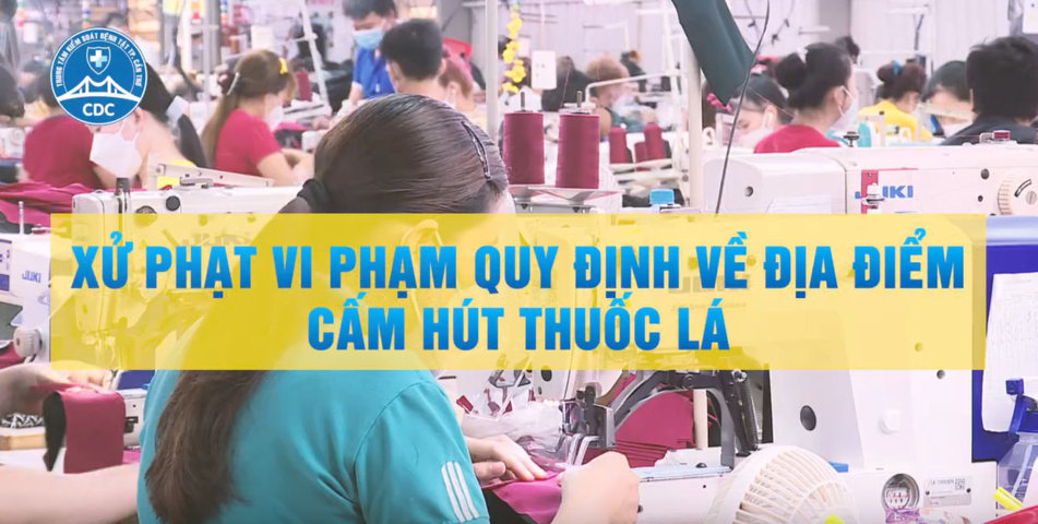 VIDEO: Xử phạt vi phạm quy định về địa điểm cấm hút thuốc lá