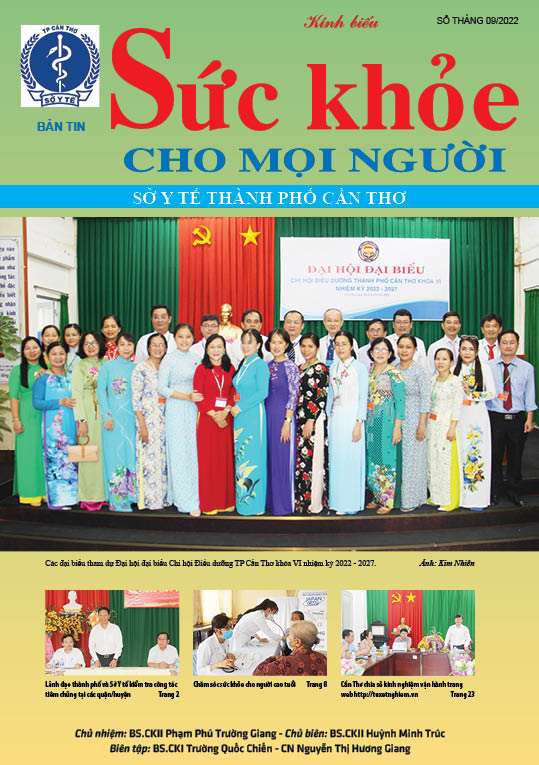 Bản tin sức khỏe cho mọi người - Số tháng 09/2022