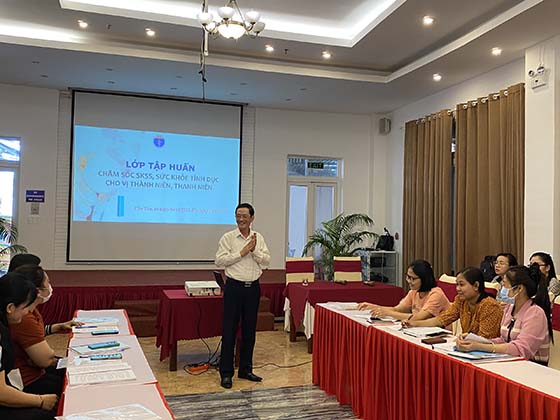 Toàn cảnh lớp tập huấn.