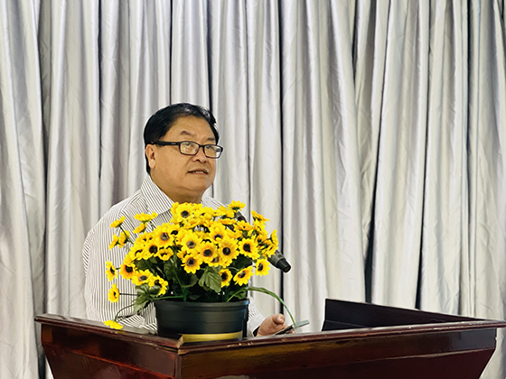 Ông Trần Trường Chinh, Phó Giám đốc CDC Cần Thơ phát biểu khai mạc.