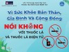Nói không với thuốc lá để bảo vệ sức khỏe bản thân, gia đình và cộng đồng. Ảnh: Lê Huy
